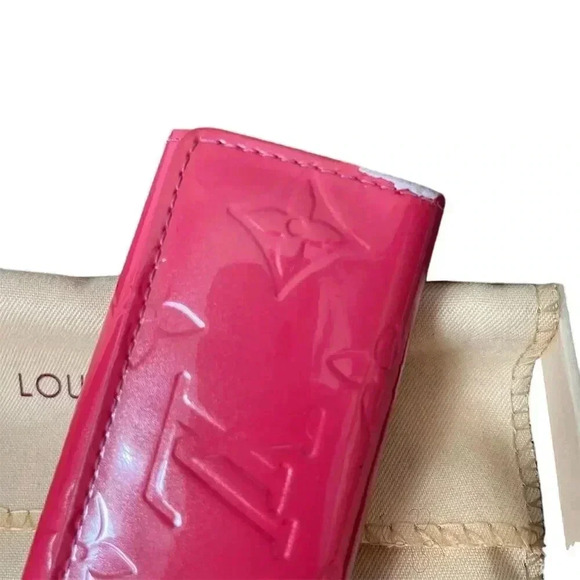Louis Vuitton Red Vernis Key Case Luxury Keyring Dustbag & Box - Picture 5 of 7